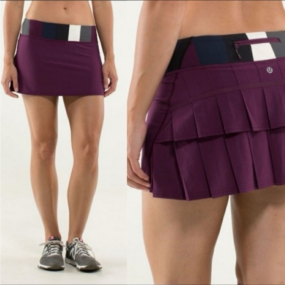Lululemon Run Pacer Setter Skirt Skort with Ruffle Detail - Picture 2 of 12